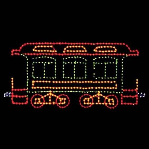 7' Belle Of The 80's Passenger Car, LED