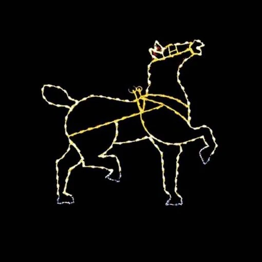 7' Horse (Head Raised), LED
