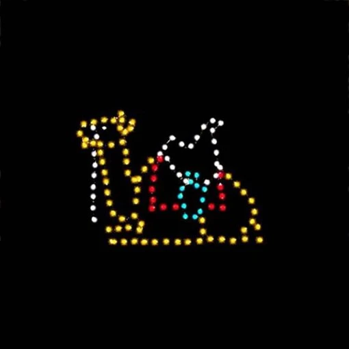 4' Resting Camel, LED