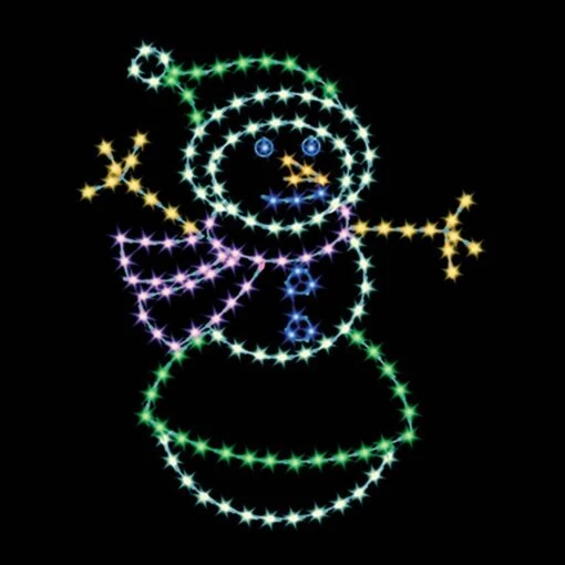 6' Snowy Girl, LED
