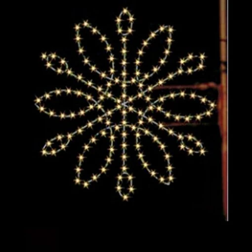 3' Spiral Snowflake