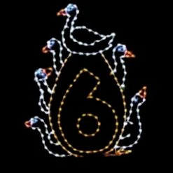Six Geese A Laying